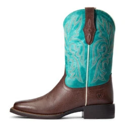 Ariat® Ladies Turquoise & Dark Cottage Cattle Drive Boots 10033870 -Ariat Shoes Shop 57 eaadc67d a6f9 4c2e a193 5d964a868669