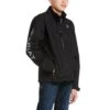 Ariat® Boy's Logo 2.0 Softshell Black & Silver Jacket 10030212 1 Ariat® Boy's Logo 2.0 Softshell Black & Silver Jacket 10030212 -Ariat Shoes Shop F19 BYS ENGL 10030212 front