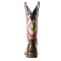 Ariat Ladies Eye Dazzler Aztec & Iron Grey Fonda Boots 10029709 -Ariat Shoes Shop F19 WMS WEST Couto 10029709 heel