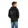 Ariat Boy's Patriot 2.0 Black Hoodie 10037001 -Ariat Shoes Shop F21 BYS WEST 10037001 back 1