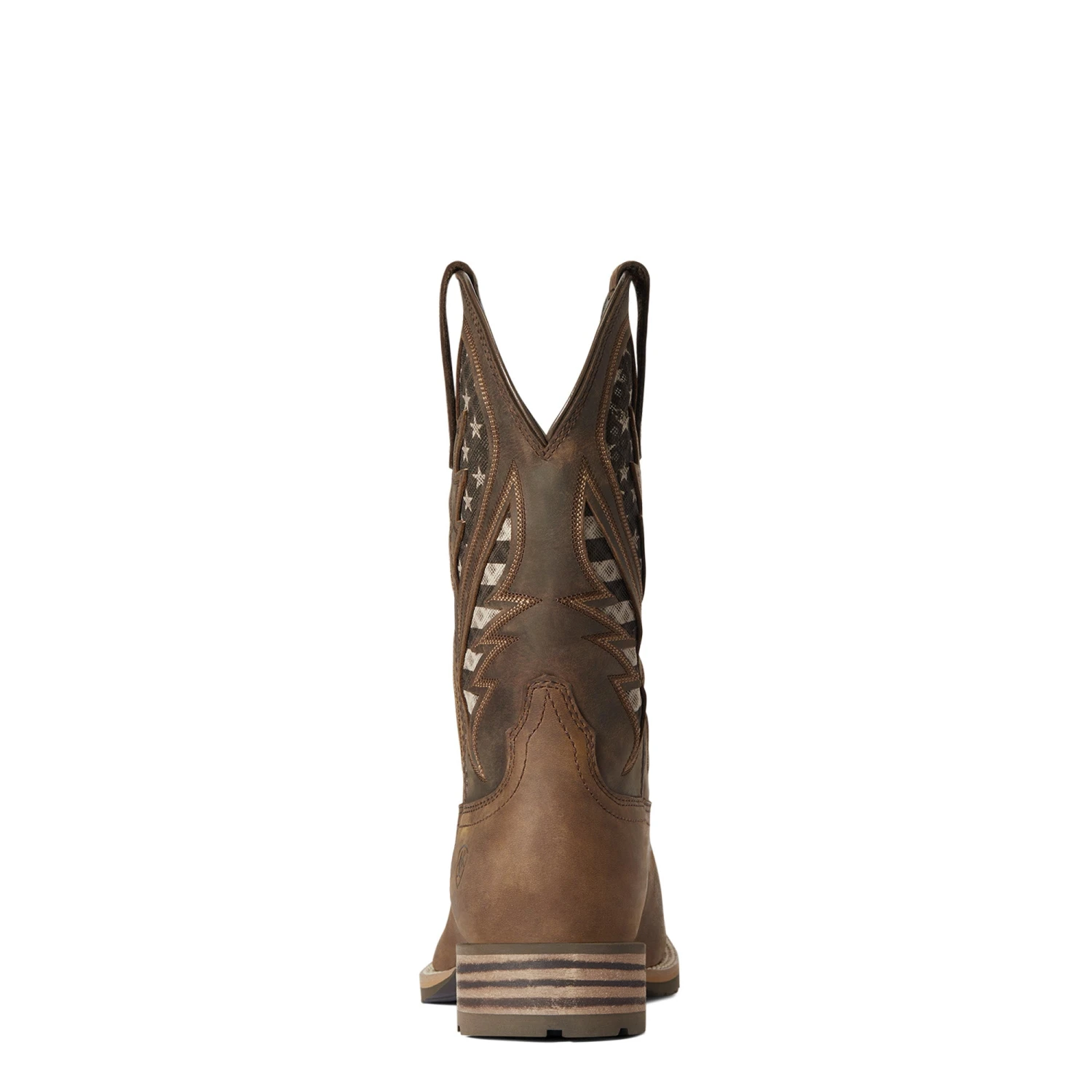 Ariat Men's Hybrid VentTEK Brown With American Flag Boot 10038340 6 Ariat Men's Hybrid VentTEK Brown With American Flag Boot 10038340 - Image 4