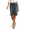 Ariat® Ladies Knee Length Denim Skirt 10036103 2 Ariat® Ladies Knee Length Denim Skirt 10036103 -Ariat Shoes Shop F21 WEST WMS 10036103 front