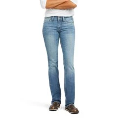 Ariat Ladies R.E.A.L.™ Perfect Rise Karen Straight Leg Jeans 10037686 -Ariat Shoes Shop F21 WEST WMS 10037686 front