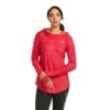 Ariat Ladies Laguna Long Sleeve Persian Red Hoodie Pullover 10037414 -Ariat Shoes Shop F21 WMS WEST 10037414 front