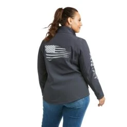 Ariat Ladies Team Patriot Concealed Carry India Ink Jacket 10037438 -Ariat Shoes Shop F21 WMS WEST 10037438 back plus