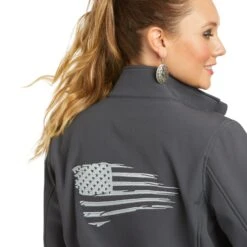 Ariat Ladies Team Patriot Concealed Carry India Ink Jacket 10037438 -Ariat Shoes Shop F21 WMS WEST 10037438 detail02