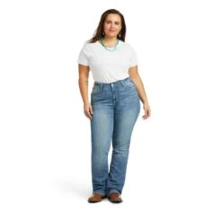Ariat Ladies R.E.A.L.™ Perfect Rise Karen Straight Leg Jeans 10037686 -Ariat Shoes Shop F21 WMS WEST 10037686 detail01 plus