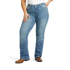 Ariat Ladies R.E.A.L.™ Perfect Rise Karen Straight Leg Jeans 10037686 -Ariat Shoes Shop F21 WMS WEST 10037686 front plus