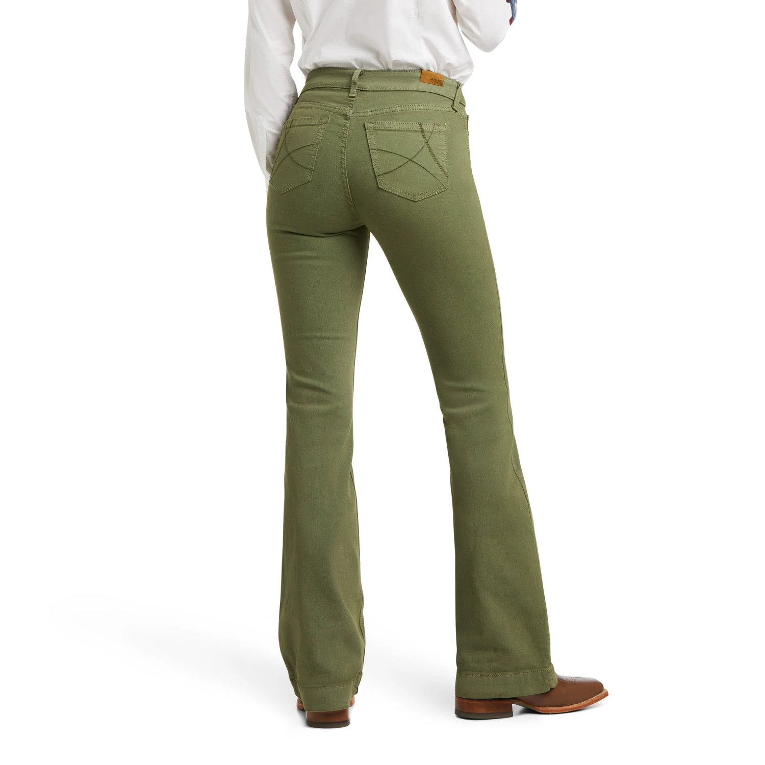 Ariat® Ladies Ella Slim Trouser Wide Leg Jeans 10037943 3 Ariat® Ladies Ella Slim Trouser Wide Leg Jeans 10037943