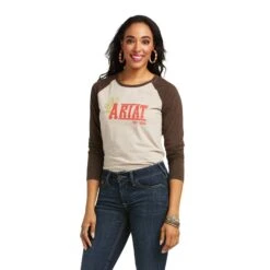 Ariat® Ladies REAL Graphic Long Sleeve T-Shirt 10038060