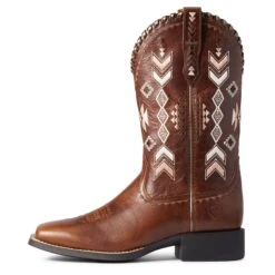Ariat Ladies Round Up Skyler Canyon Tan Boots 10038327 9 Ariat Ladies Round Up Skyler Canyon Tan Boots 10038327 -Ariat Shoes Shop F21 WMS WEST 10038327 side