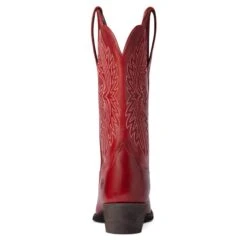 Ariat Ladies Heritage R Toe Rosy Red StretchFit Western Boots 10038433 12 Ariat Ladies Heritage R Toe Rosy Red StretchFit Western Boots 10038433 -Ariat Shoes Shop F21 WMS WEST 10038433 heel