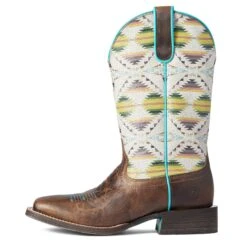 Ariat Ladies Pendleton® Circuit Savanna Amber Brown Boots 10038478 -Ariat Shoes Shop F21 WMS WEST 10038478 side
