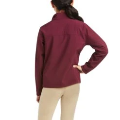 Ariat Children's New Team Windsor Wine Softshell Jacket 10037400 7 Ariat Children's New Team Windsor Wine Softshell Jacket 10037400 -Ariat Shoes Shop F21 YTH ENGL 10037400 back