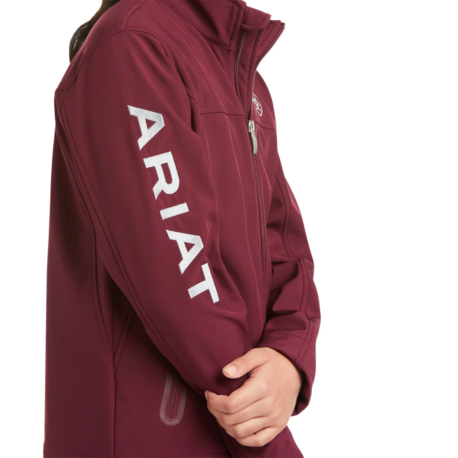 Ariat Children's New Team Windsor Wine Softshell Jacket 10037400 4 Ariat Children's New Team Windsor Wine Softshell Jacket 10037400 - Image 2