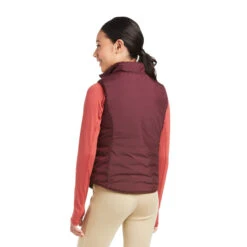 Ariat Girls Emma Reversible Navy Floral Horse Insulated Vest 10037631 -Ariat Shoes Shop F21 YTH ENGL 10037631 detail03