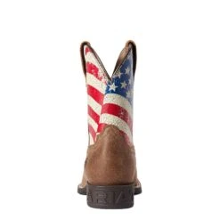Ariat Youth Stars An Stripes Brown Boots 10038441 -Ariat Shoes Shop F21 YTH WEST 10038441 heel