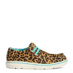 Ariat Children's Hilo Sparkle Brown Leopard Casual Shoes 10038446 -Ariat Shoes Shop F21 YTH WEST 10038446 side