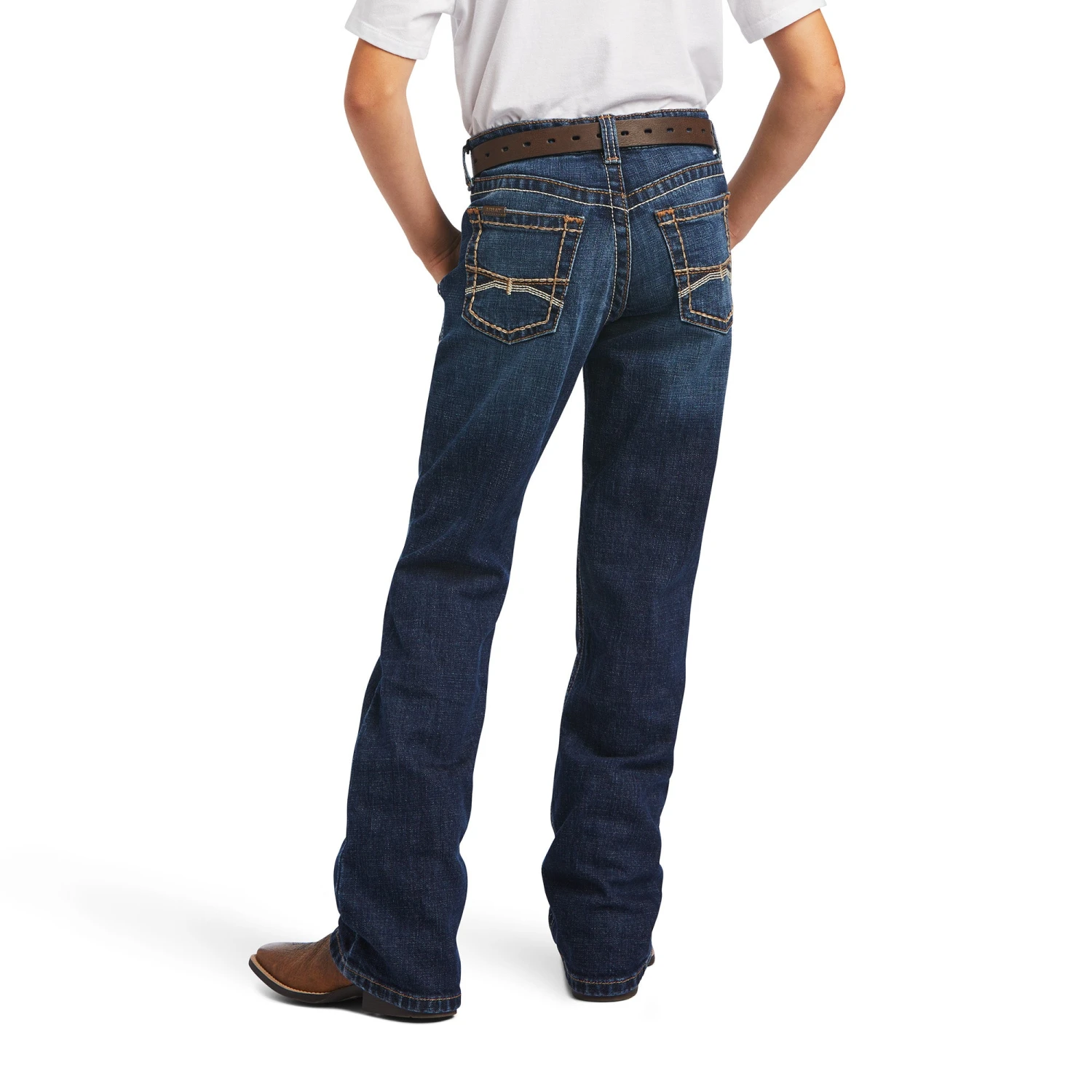 Ariat® Youth Boy's B4 Ramos Relaxed Tourismo Bootcut Jeans 10041090 3 Ariat® Youth Boy's B4 Ramos Relaxed Tourismo Bootcut Jeans 10041090