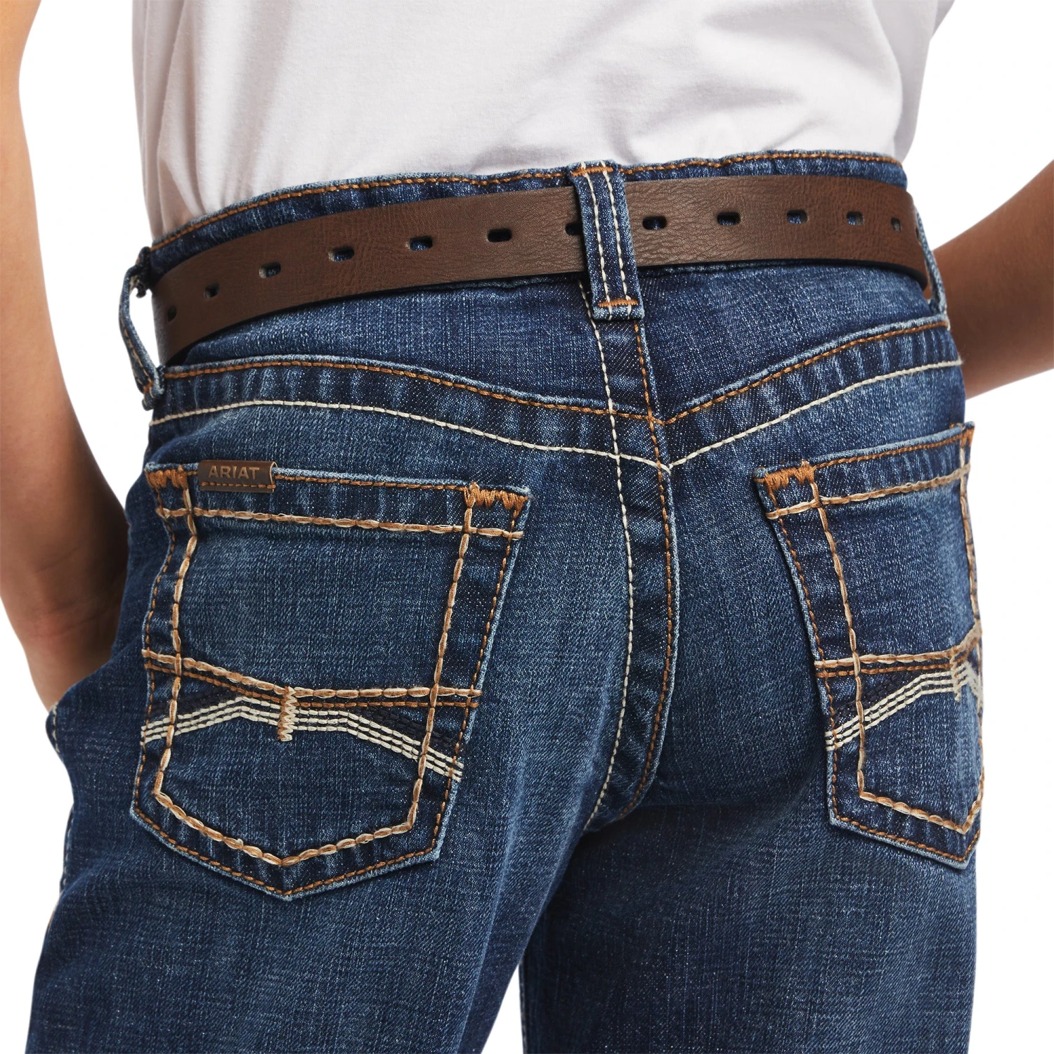 Ariat® Youth Boy's B4 Ramos Relaxed Tourismo Bootcut Jeans 10041090 6 Ariat® Youth Boy's B4 Ramos Relaxed Tourismo Bootcut Jeans 10041090 - Image 4