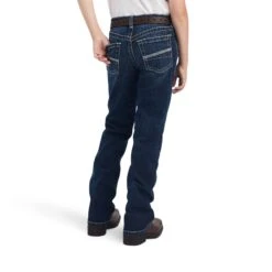 Ariat® Youth Boy's B4 Relaxed Hugo Denali Wash Bootcut Jeans 10042201