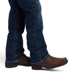 Ariat® Youth Boy's B4 Relaxed Hugo Denali Wash Bootcut Jeans 10042201 -Ariat Shoes Shop F22 BYS WEST 10042201 detail03