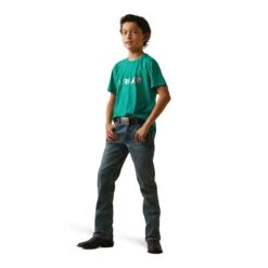 Ariat® Youth Boy's Viva Mexico Independent Green T-Shirt 10043064 8 Ariat® Youth Boy's Viva Mexico Independent Green T-Shirt 10043064 -Ariat Shoes Shop F22 BYS WEST 10043064 full