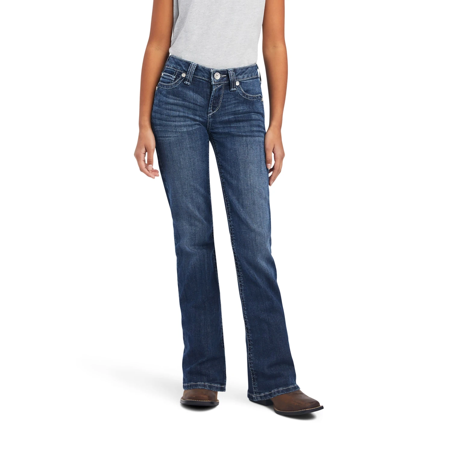 Ariat® Girl's R.E.A.L™ Esmeralda Dresden Bootcut Jeans 10042215 4 Ariat® Girl's R.E.A.L™ Esmeralda Dresden Bootcut Jeans 10042215 - Image 2