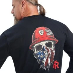 Ariat Men's FR Born For This Black Work T-Shirt 10041479 8 Ariat Men's FR Born For This Black Work T-Shirt 10041479 -Ariat Shoes Shop F22 MNS WORK 10041479 detail02 ef5b648e d185 4421 8f6e 3efa0e322491