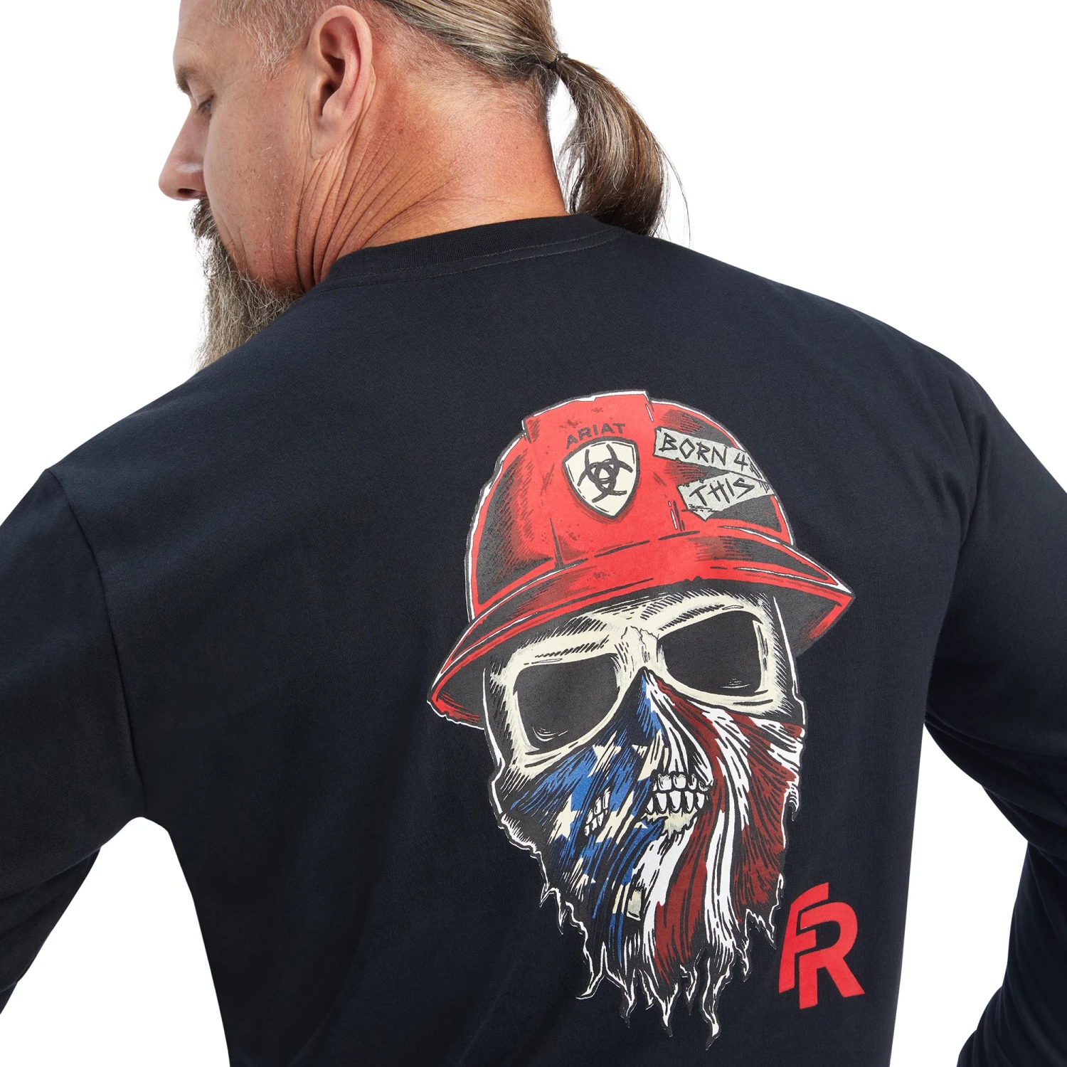 Ariat Men's FR Born For This Black Work T-Shirt 10041479 5 Ariat Men's FR Born For This Black Work T-Shirt 10041479 - Image 3