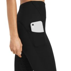 Ariat® Ladies Venture Thermal Half Grip Tight Black Leggings 10041347 -Ariat Shoes Shop F22 WMS ENGL 10041347 detail01