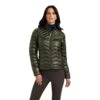 Ariat® Ladies IR Forest Mist Ideal Down Jacket 10041379 2 Ariat® Ladies IR Forest Mist Ideal Down Jacket 10041379 -Ariat Shoes Shop F22 WMS ENGL 10041379 front