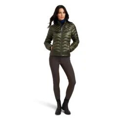 Ariat® Ladies IR Forest Mist Ideal Down Jacket 10041379 -Ariat Shoes Shop F22 WMS ENGL 10041379 full