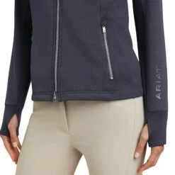 Ariat® Ladies Lumina Full Zip Ebony Sweatshirt 10041387 -Ariat Shoes Shop F22 WMS ENGL 10041387 detail02