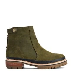 Ariat Ladies Leighton Waterproof Olive Green Boots 10042557 -Ariat Shoes Shop F22 WMS ENGL 10042557 side321