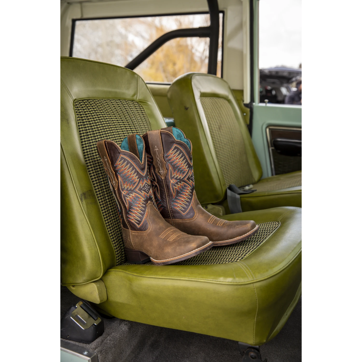 Ariat® Ladies Odessa StretchFit Brown & Burnished Pewter Boots 10042386 8 Ariat® Ladies Odessa StretchFit Brown & Burnished Pewter Boots 10042386 - Image 6