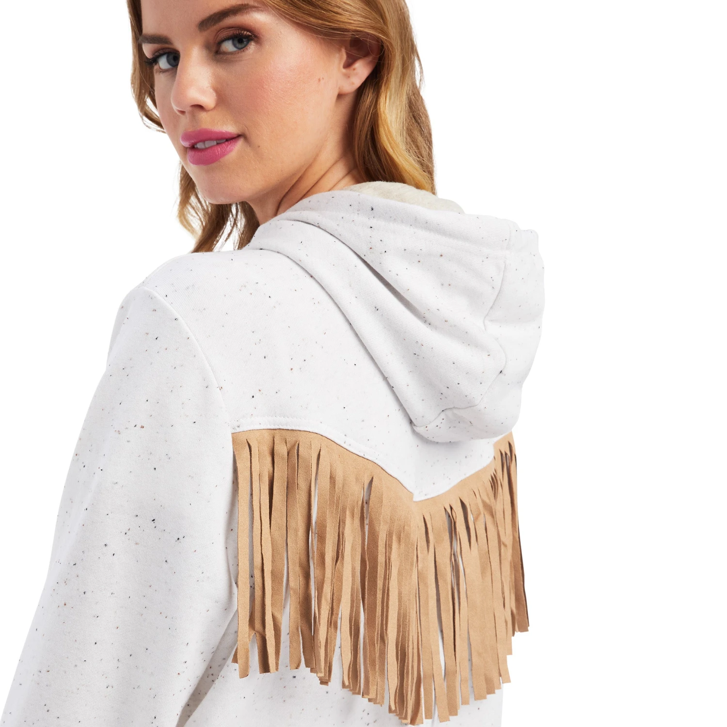 Ariat® Ladies Egret Desert View Full Zip Hoodie10041668 5 Ariat® Ladies Egret Desert View Full Zip Hoodie10041668 - Image 3