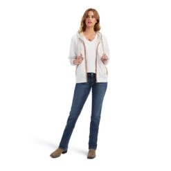 Ariat® Ladies Egret Desert View Full Zip Hoodie10041668 9 Ariat® Ladies Egret Desert View Full Zip Hoodie10041668 -Ariat Shoes Shop F22 WMS WEST 10041668 full