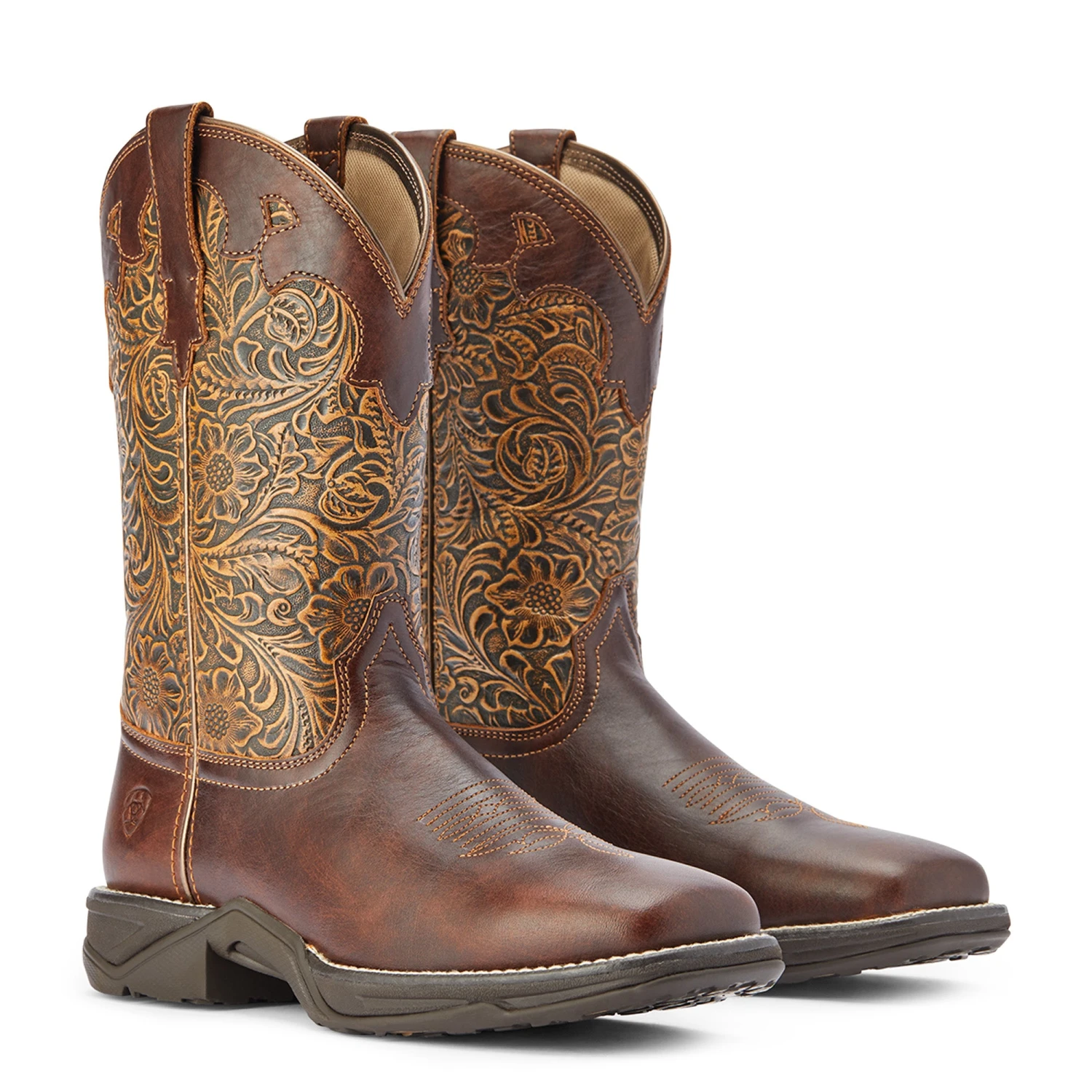 Ariat® Ladies Anthem Savanna Rich Clay & Brown Floral Boots 10042421 7 Ariat® Ladies Anthem Savanna Rich Clay & Brown Floral Boots 10042421 - Image 5