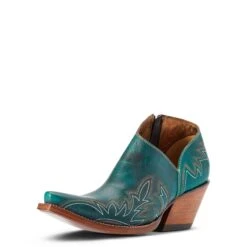 Ariat® Ladies Jolene Turkos Side Zip Western Booties 10042425 -Ariat Shoes Shop F22 WMS WEST 10042425 3 4 front