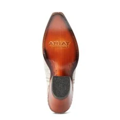 Ariat® Ladies Dixon Bright Lights White Western Booties 10042453 10 Ariat® Ladies Dixon Bright Lights White Western Booties 10042453 -Ariat Shoes Shop F22 WMS WEST 10042453 sole