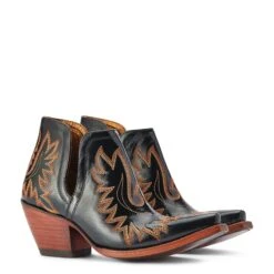 Ariat® Ladies Dixon Spade Black Patent Western Booties 10042454 15 Ariat® Ladies Dixon Spade Black Patent Western Booties 10042454 -Ariat Shoes Shop F22 WMS WEST 10042454 pair
