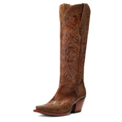 Ariat® Ladies Geneva StretchFit Rye Tall Western Boot 10042483 -Ariat Shoes Shop F22 WMS WEST 10042483 3 4 front LG2 1