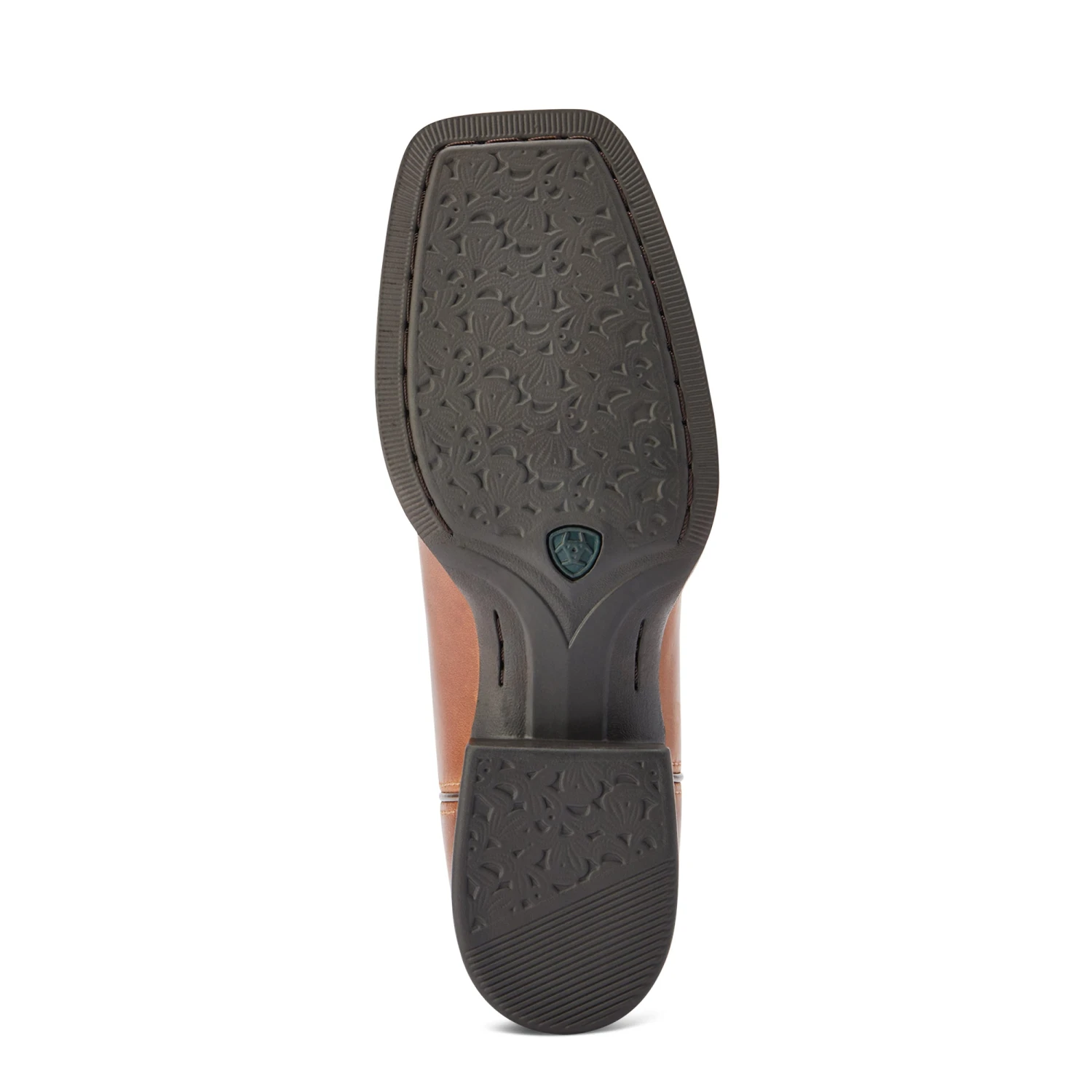 Ariat® Ladies Round Up Square Toe Brown & Turquoise Boots 10042534 8 Ariat® Ladies Round Up Square Toe Brown & Turquoise Boots 10042534 - Image 6