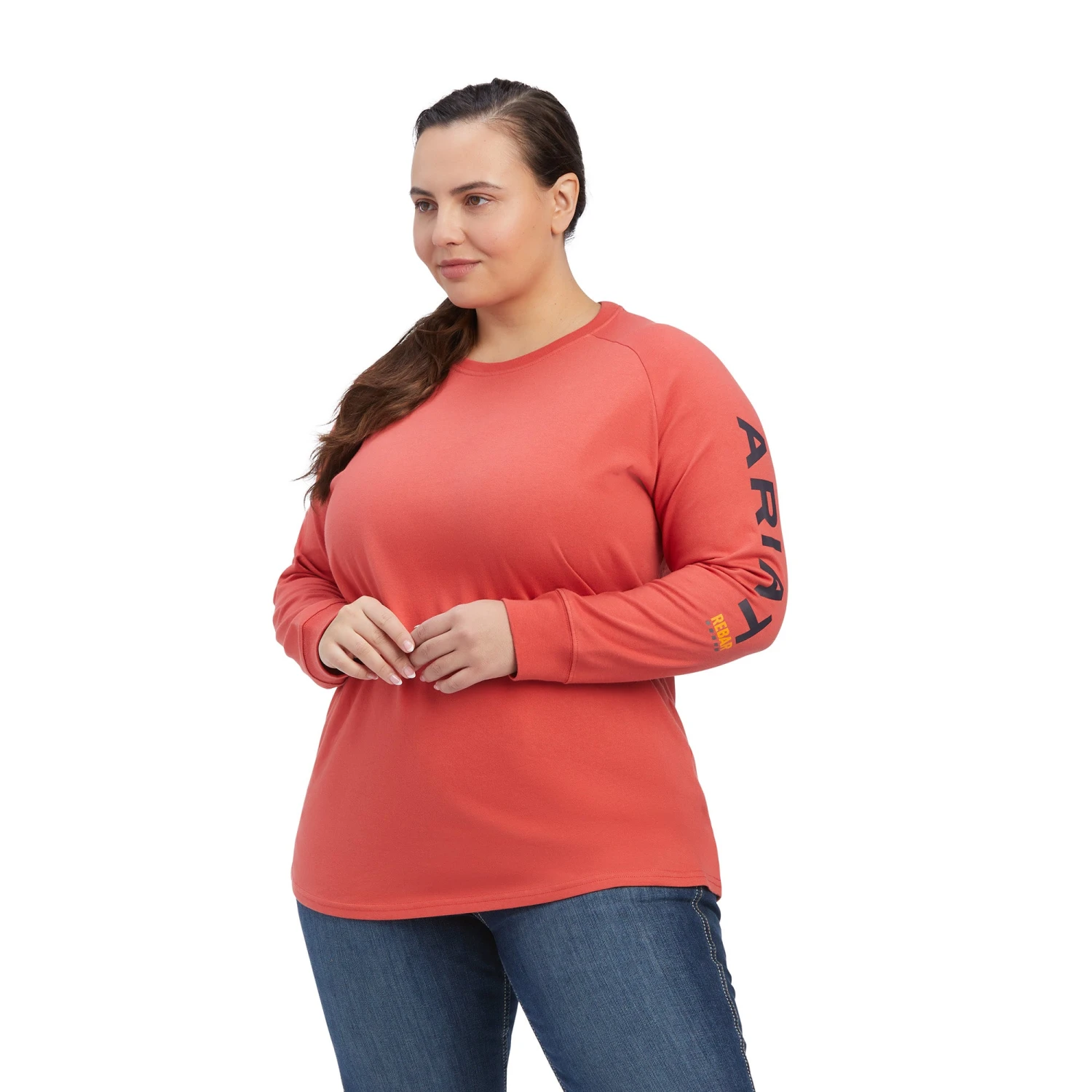 Ariat® Ladies Rebar Cotton Strong Logo Graphic T-Shirt 10041513 6 Ariat® Ladies Rebar Cotton Strong Logo Graphic T-Shirt 10041513 - Image 4