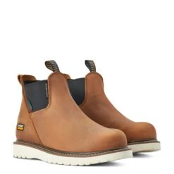 Ariat Ladies Rebar® Wedge Chelsea Aged Honey Composite Round Toe Boots 10042564 11 Ariat Ladies Rebar® Wedge Chelsea Aged Honey Composite Round Toe Boots 10042564 -Ariat Shoes Shop F22 WMS WORK 10042564 pair