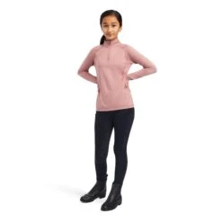 Ariat Girl's Lowell 2.0 Nostalgia Rose 1/4 Zip Baselayer Jacket 10041193 7 Ariat Girl's Lowell 2.0 Nostalgia Rose 1/4 Zip Baselayer Jacket 10041193 -Ariat Shoes Shop F22 YTH ENGL 10041193 full