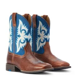 Ariat Children's Lonestar Red Dirt Road & Blue Waves Square Toe Boots 10042597 13 Ariat Children's Lonestar Red Dirt Road & Blue Waves Square Toe Boots 10042597 -Ariat Shoes Shop F22 YTH WEST 10042597 pair