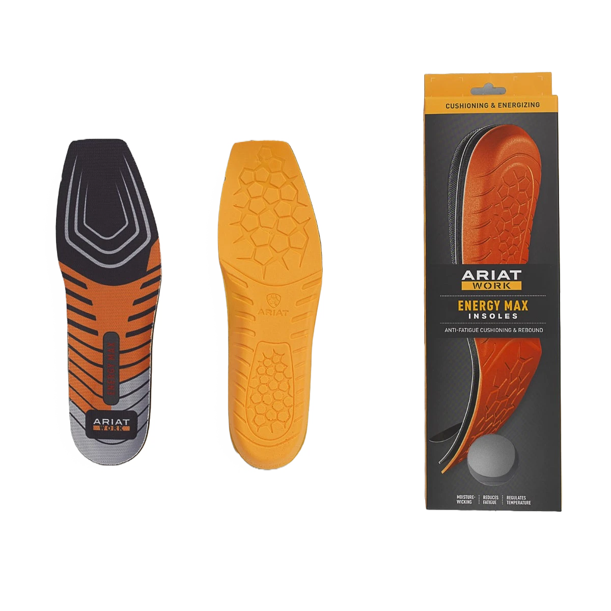 Ariat Men's Energy Max Wide Square Toe Work Insoles A10032203 3 Ariat Men's Energy Max Wide Square Toe Work Insoles A10032203