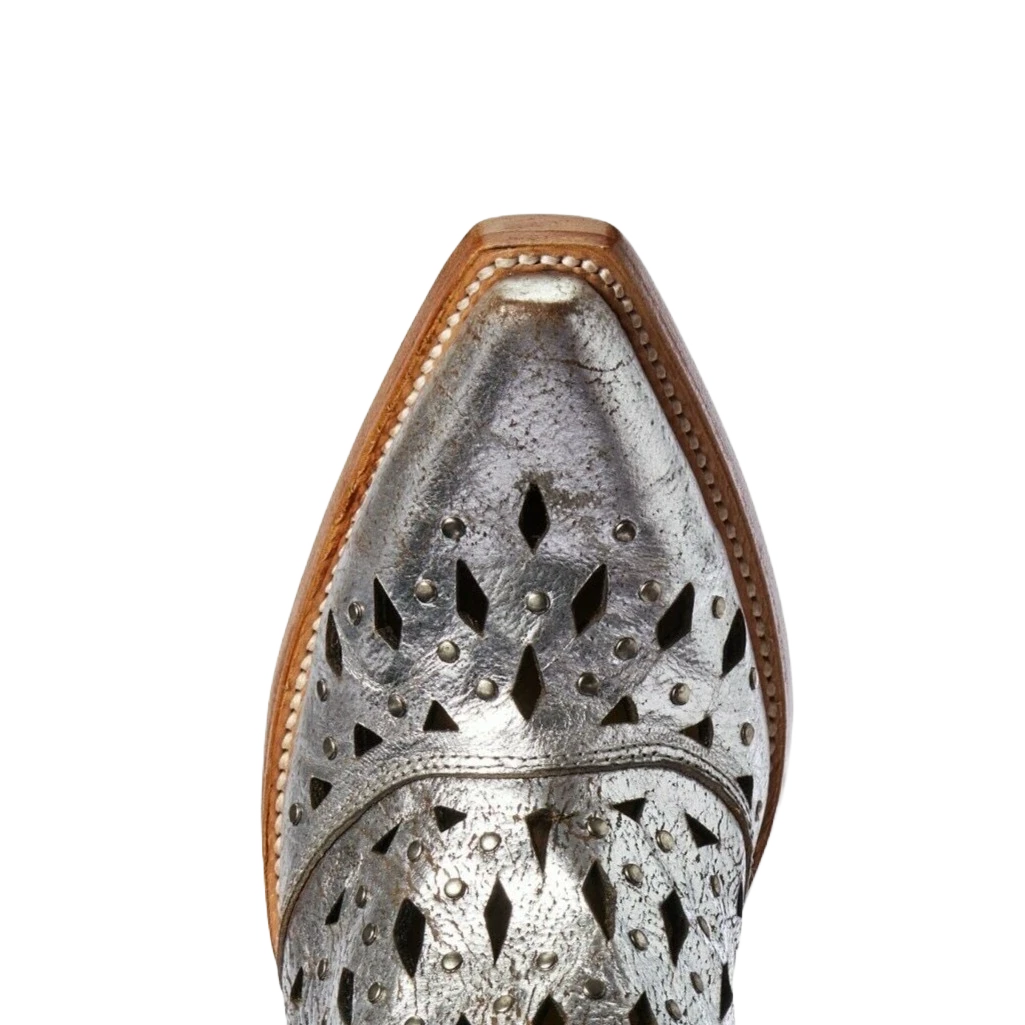 Ariat® Ladies Silver Metallic Studded Dixon Western Boot 10031501 4 Ariat® Ladies Silver Metallic Studded Dixon Western Boot 10031501 - Image 2